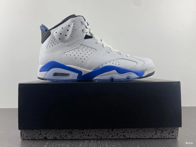Bmlin Shoes (2014) Retro 384664-107 Air Blue Sport 6 Jordan 0810